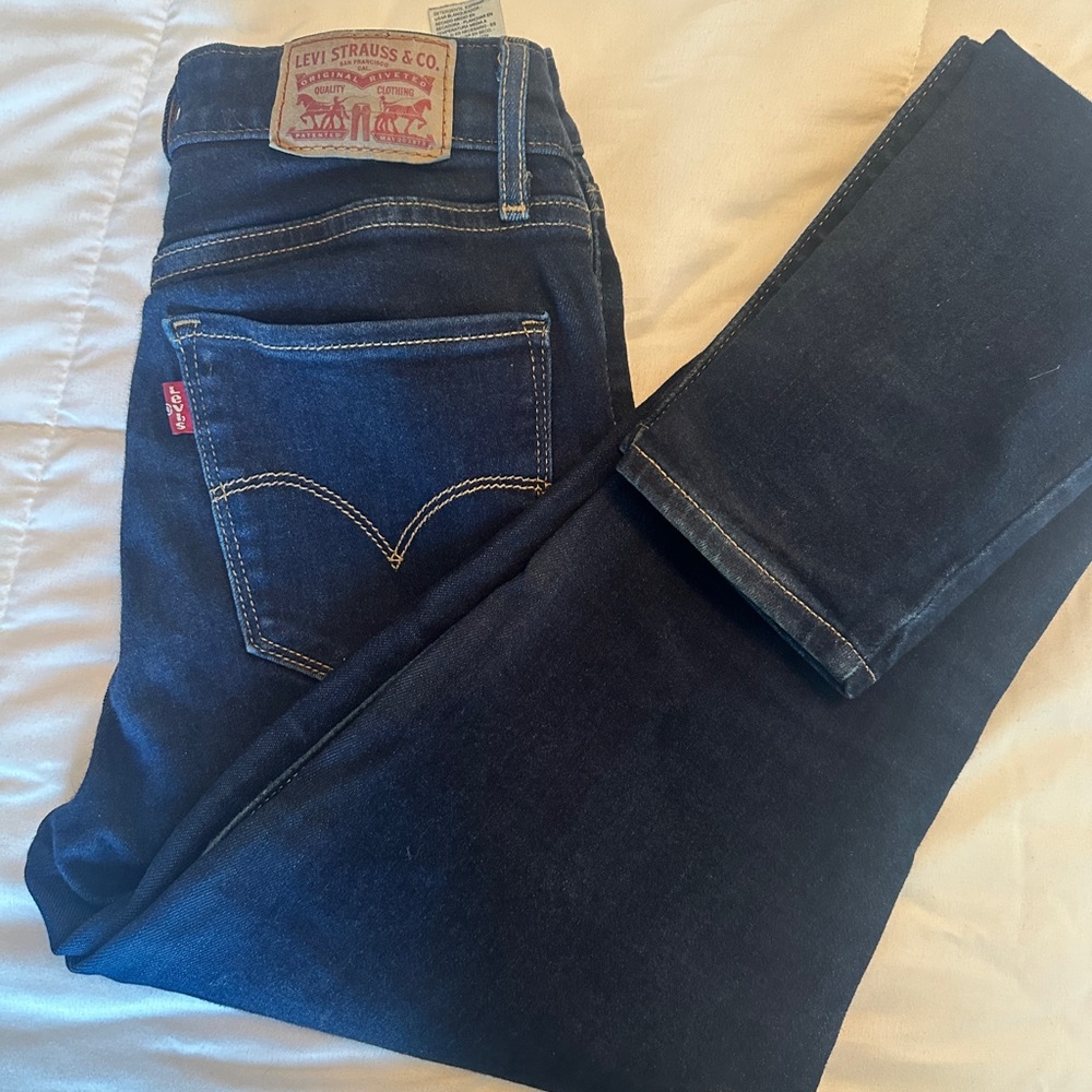 Levi's Women's Indigo Straight Leg Jeans